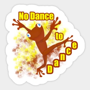 Dancing Frog Sticker